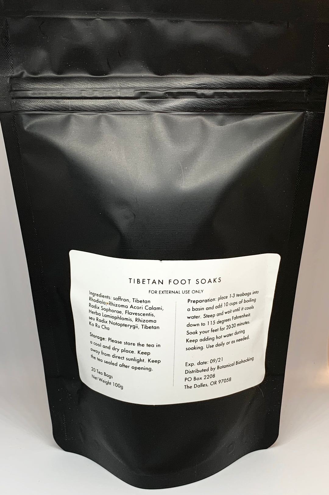 Tibetan Foot Soaks 20 Sachets - Botanical Biohacking
