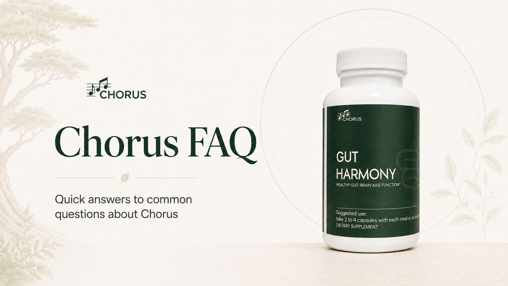 Chorus FAQ: Restoring Your Microbiome with Herbs
