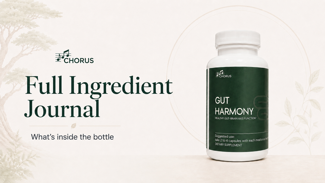 Full Ingredient Journal:  What's in the Bottle