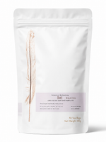 Sol herbal tea (Ling Gui Zhu Gan Tang) from Crawford Wellness, with a lavender label, in a white stand-up pouch on a plain white background.